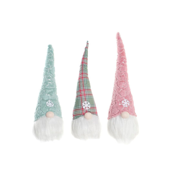 Joulukoristeet DKD Home Decor Menninkäiset 3 kpl