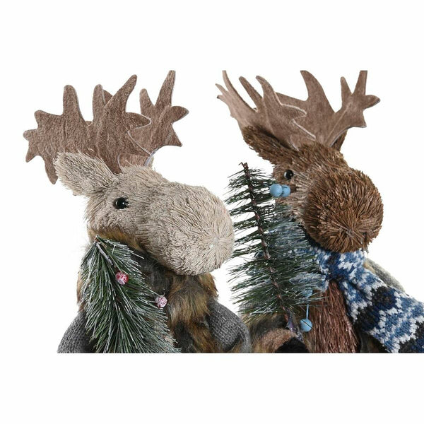 DKD Home Decor Joulukoriste Poro, 2 osaa