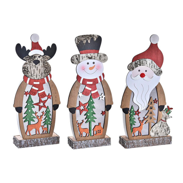 DKD Home Decor Jouluvalot 3-osainen Setti