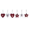 Joulukoristesetti DKD Home Decor, 2 osaa