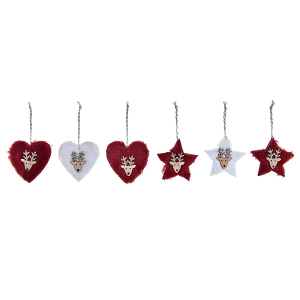 Joulukoristesetti DKD Home Decor, 2 osaa