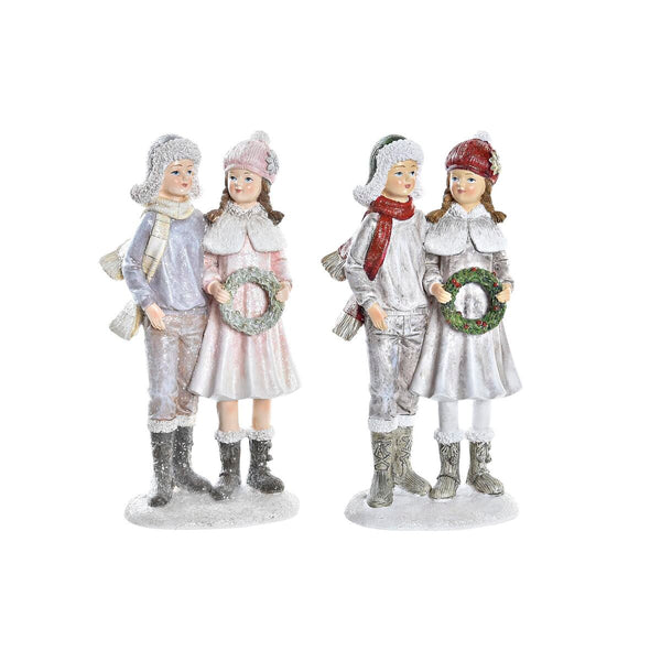 DKD Home Decor Joulukuusen Koristepari Hartsi