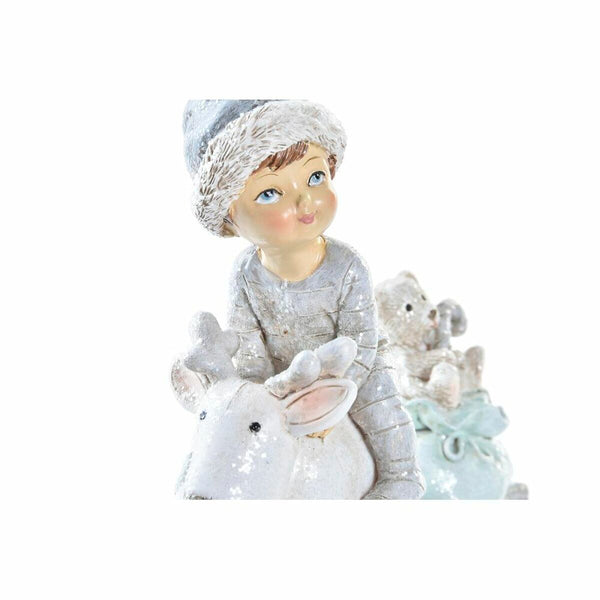 Joulukuusenpallo DKD Home Decor Hartsi Pojat 2 kpl