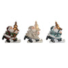 DKD Home Decor LED Joulukuusen koriste, 3 osaa