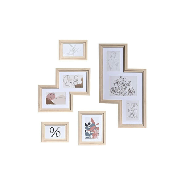 Seinävalokuvakehys DKD Home Decor Urban Kristalli