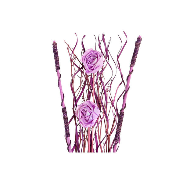 Kuivakukkakimppu DKD Home Decor Pinkki Liila Valkoinen