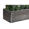 Koristekasvi Polyetyleeni ja Puu, 32 x 14 x 19,5 cm, 2 osaa