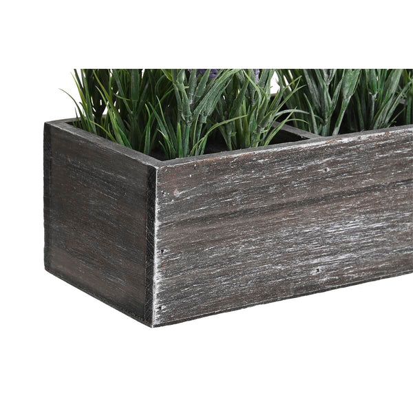 Koristekasvi Polyetyleeni ja Puu, 32 x 14 x 19,5 cm, 2 osaa