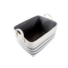 Korisetti DKD Home Decor Raidat Harmaa 40x30x23 cm
