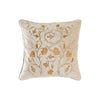 Kullattu Kukkatyyny DKD Home Decor 45x45 cm