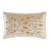 DKD Home Decor koristetyyny kukkakuvio kullattu 50x30 cm
