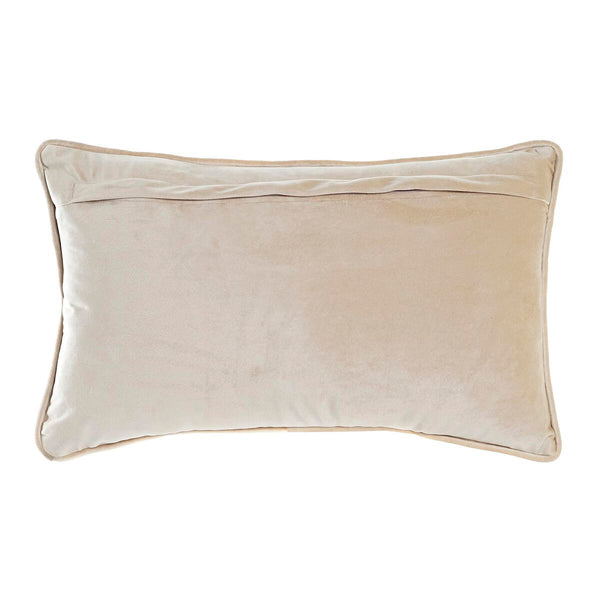 Kullattu Kukkatyyny DKD Home Decor 50x30 cm