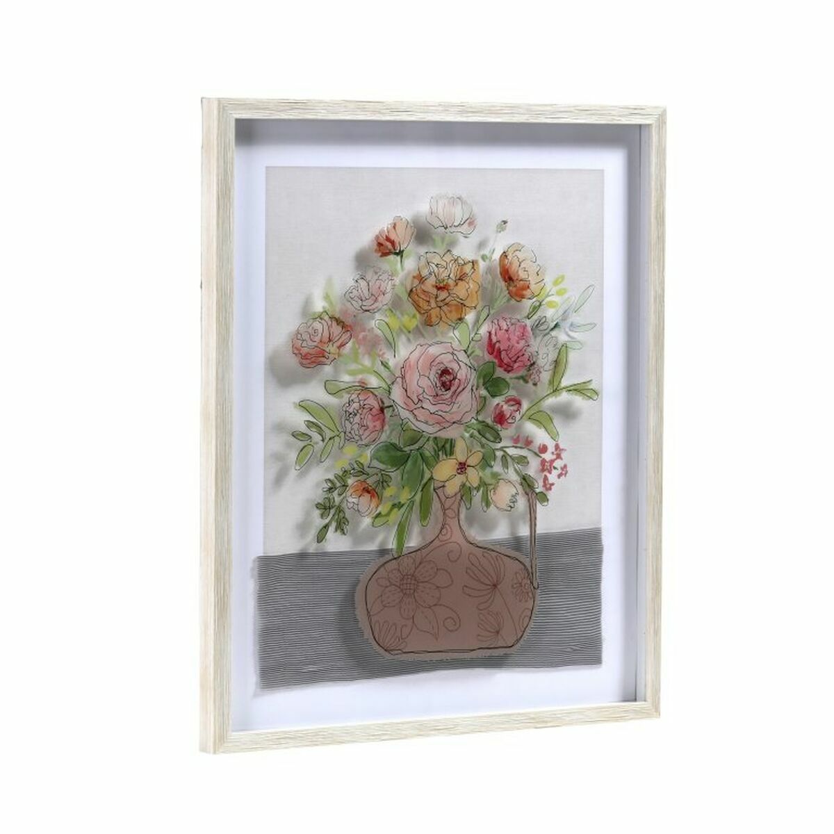 DKD Home Decor Maalaus Maljakko 2-osainen