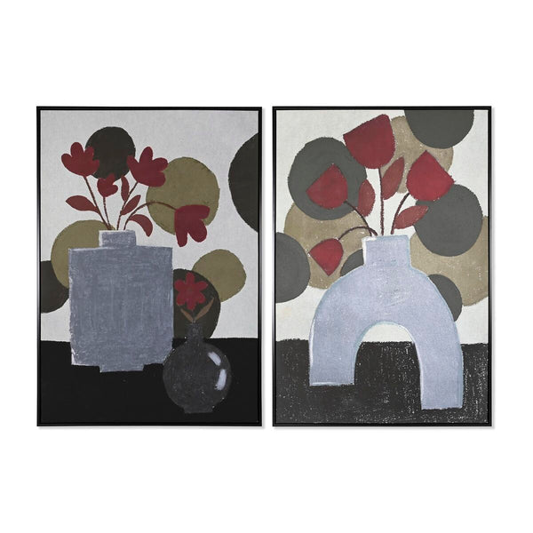 Skandinaavinen Kangasmaalaus DKD Home Decor