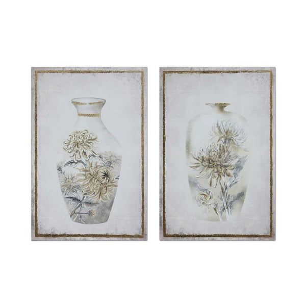 Käsinmaalattu Kangastaulu DKD Home Decor 50x70 cm