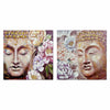Buddha-maalaus DKD Home Decor 80 x 80 cm
