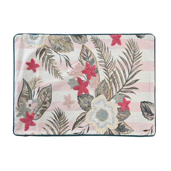 Trooppinen Tyynysuoja 60x40 cm Pinkki Vihreä
