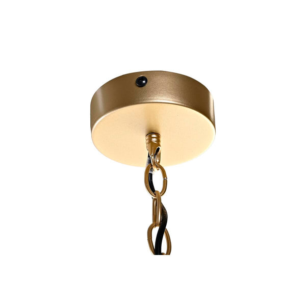 Kattolamppu DKD Home Decor Kullattu Metalli 50 W