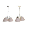 Kattolamppu DKD Home Decor Kullattu Metalli 50 W