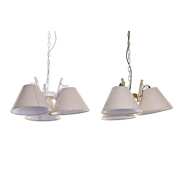 Kattolamppu DKD Home Decor Kullattu Metalli 50 W