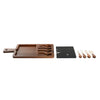 DKD Home Decor Juustotarjotin Ruskea Musta 49x19 cm