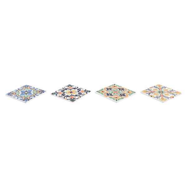 DKD Home Decor Lasinaluset Laatta 4 kpl
