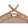 DKD Home Decor Seinäpeili Rottinki Ruskea 68 cm