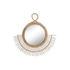DKD Home Decor Seinäpeili Rottinki Ruskea 68 cm