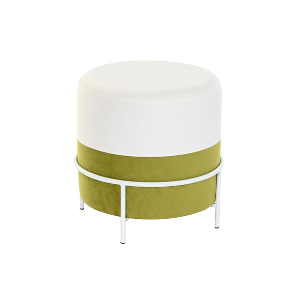 Jalkatuki DKD Home Decor Valkoinen ja Vihreä