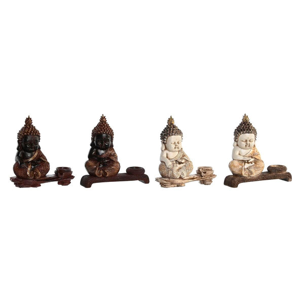 Buddha Koristehahmo DKD Home Decor 4 Kappaletta