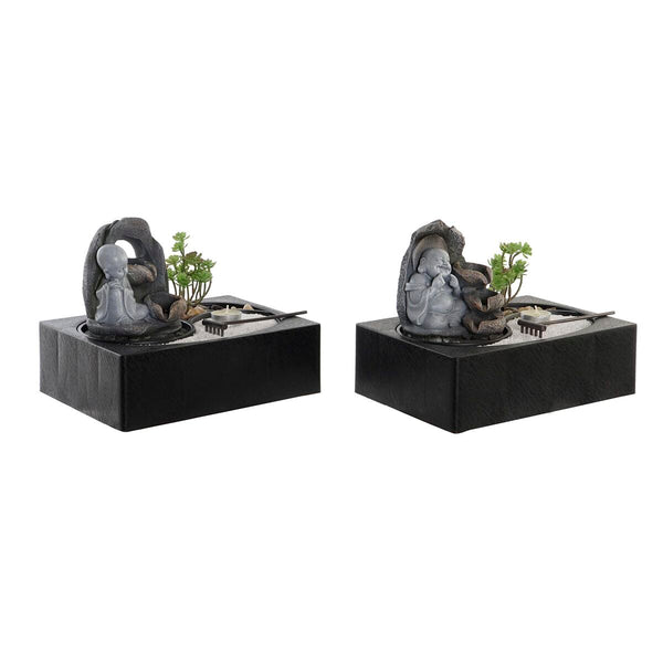 DKD Home Decor Buddha Hartsi Koriste 2-osainen
