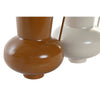 Metallinen Maljakko DKD Home Decor, Beige ja Oranssi, 2 osaa