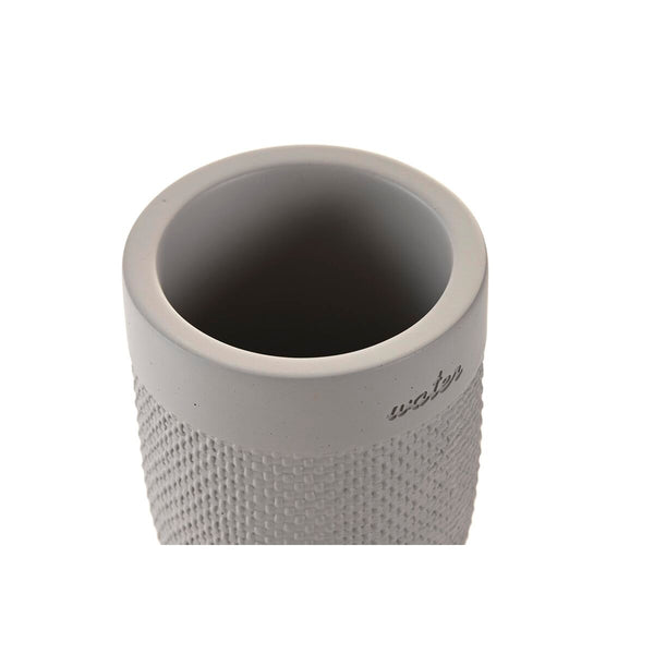Harmaa Sementtilasi DKD Home Decor 8 x 8 x 10,5 cm