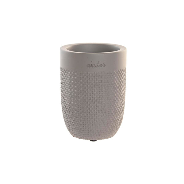 Harmaa Sementtilasi DKD Home Decor 8 x 8 x 10,5 cm