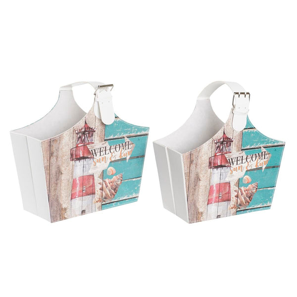 DKD Home Decor Monivärinen Lehtiteline 40x18x41 cm