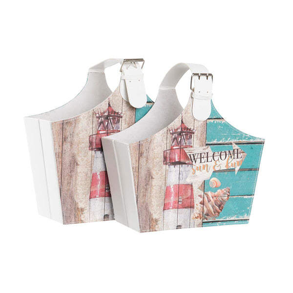 DKD Home Decor Monivärinen Lehtiteline 40x18x41 cm