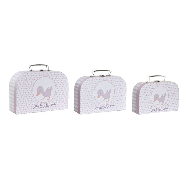Koristerasiasetti DKD Home Decor Pinkki ja Monivärinen