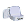 Koristerasiasetti DKD Home Decor Sininen Metalli