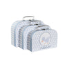 Koristerasiasetti DKD Home Decor Sininen Metalli