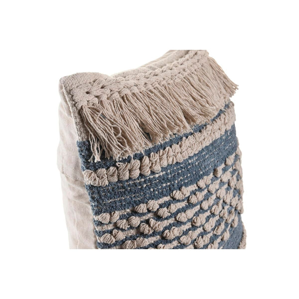 Boho Tyyny Sininen ja Valkoinen 45x45 cm
