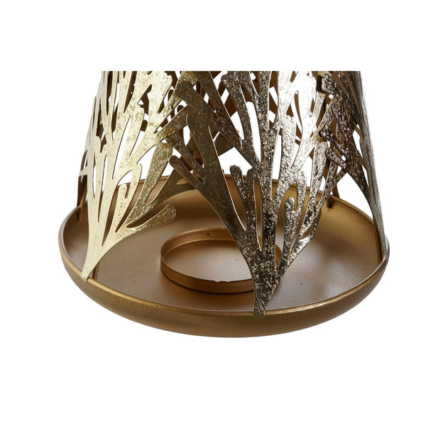 Kullattu Metallilyhty DKD Home Decor 25x25x42 cm