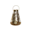 Kullattu Metallilyhty DKD Home Decor 25x25x42 cm