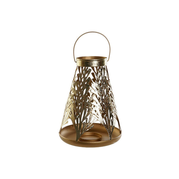 Kullattu Metallilyhty DKD Home Decor 25x25x42 cm