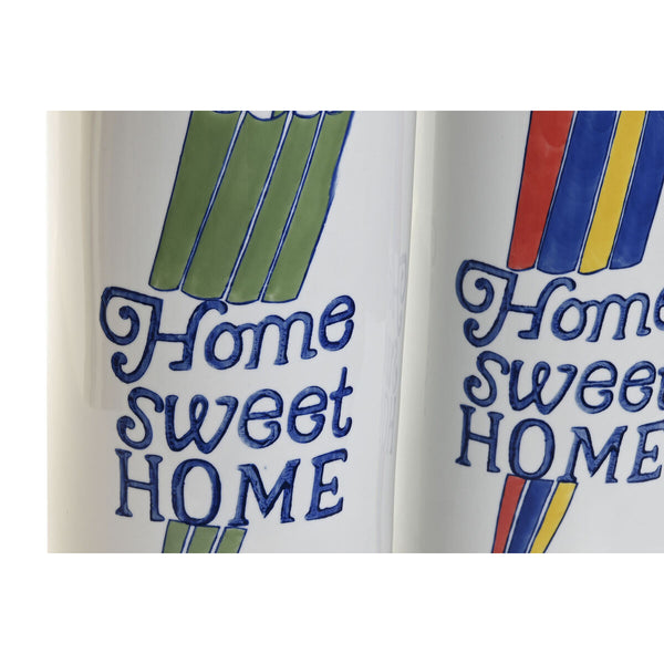 Sateenvarjoteline DKD Home Decor Monivärinen Kaupunki