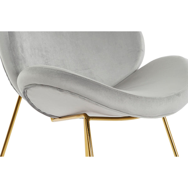 Kullattu Vaaleanharmaa Tuoli DKD Home Decor