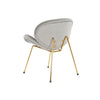 Kullattu Vaaleanharmaa Tuoli DKD Home Decor