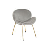 Kullattu Vaaleanharmaa Tuoli DKD Home Decor