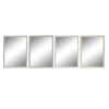 DKD Home Decor Seinäpeili Valkoinen Beige Harmaa 56x76 cm