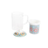 Teekuppi Teesuodattimella DKD Home Decor 300 ml