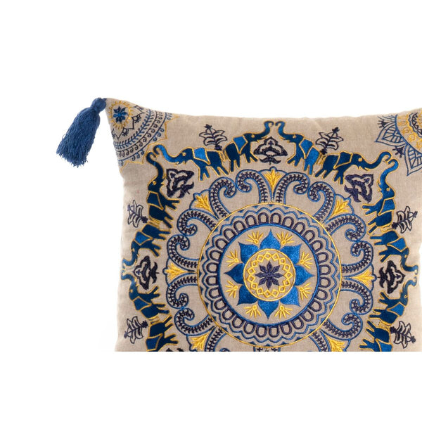 DKD Home Decor Mandala Tyynyt, 3 kpl, Oranssi ja Sininen